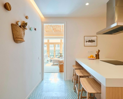 Projecte d'interiorisme i decoració d'un pis a l'Eixample, Barcelona